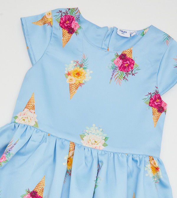 آر أند بي كيدز  آر أند بي كيدز - أزرق فستان كاجوال 