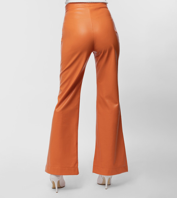 KYVELI KYVELI - Orange Regular Pants