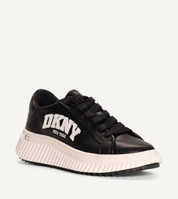 دكني أحذية سنيكرز - أسود أحذية برقبة منخفضة