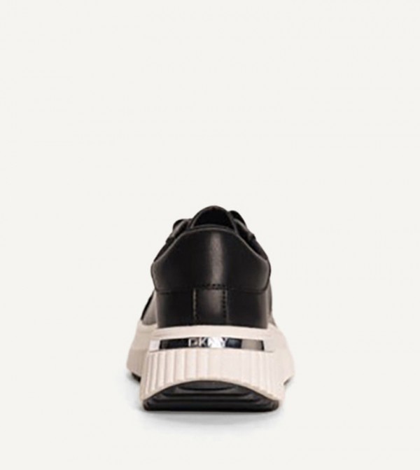 دكني أحذية سنيكرز - أسود أحذية برقبة منخفضة