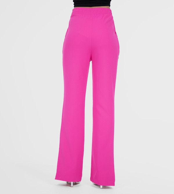 KYVELI KYVELI - Fuchsia Regular Pants