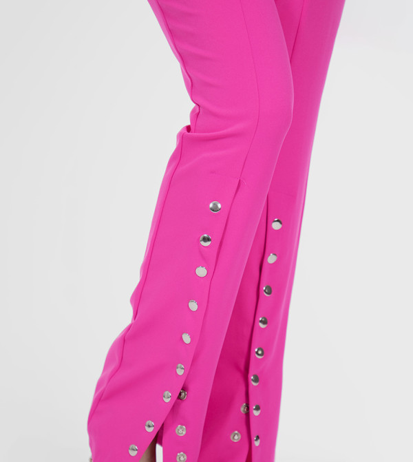 KYVELI KYVELI - Fuchsia Regular Pants