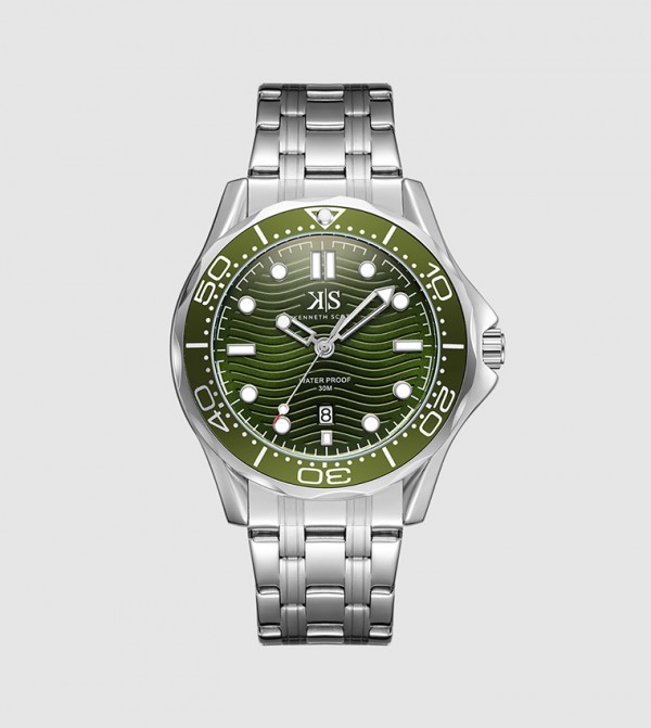 Kenneth Scott  Watches - Silver Analog Watches