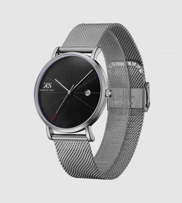 Kenneth Scott  Watches - Silver Analog Watches