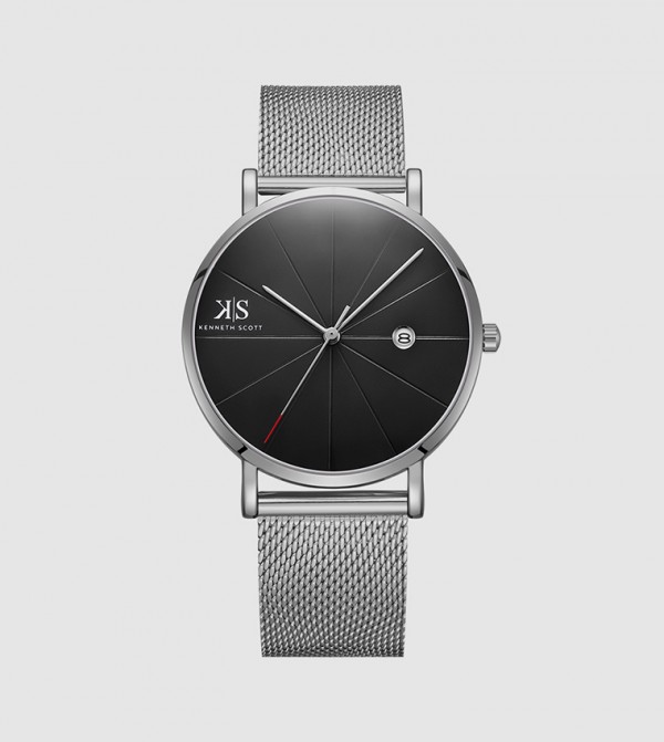 Kenneth Scott  Watches - Silver Analog Watches
