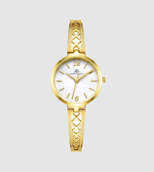 Kenneth Scott  - Gold Analog Watches