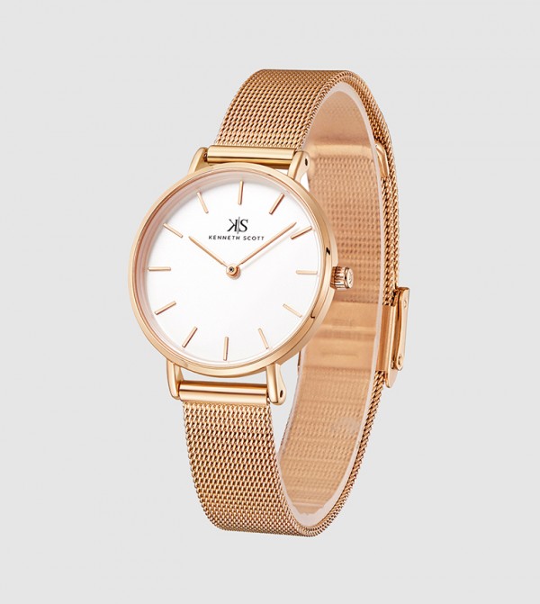 Kenneth Scott  Watches - Rose Gold Analog Watches