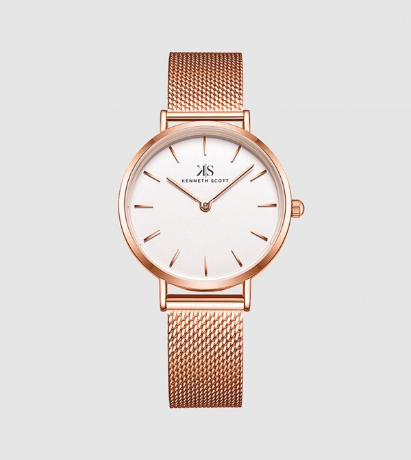 Kenneth Scott  Watches - Rose Gold Analog Watches
