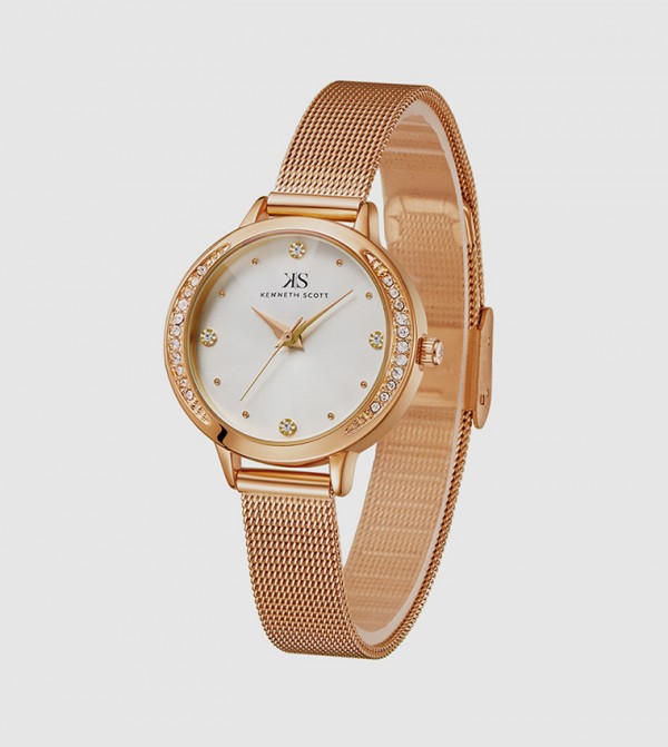 Kenneth Scott  Watches - Rose Gold Analog Watches