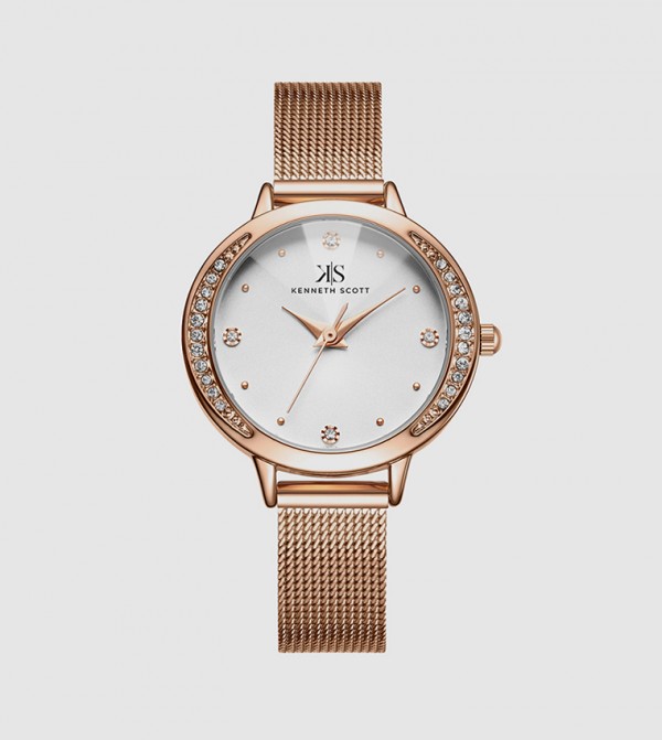 Kenneth Scott  Watches - Rose Gold Analog Watches