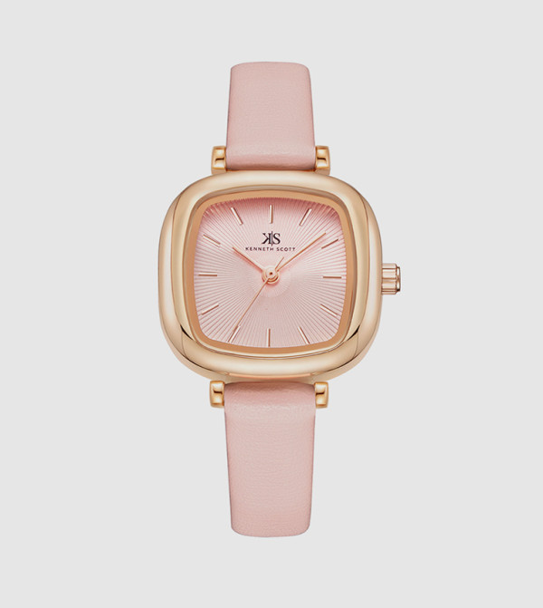 Kenneth Scott Time House - Pink Analog Watches