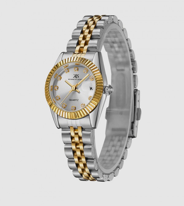 Kenneth Scott  Watches - Gold Analog Watches