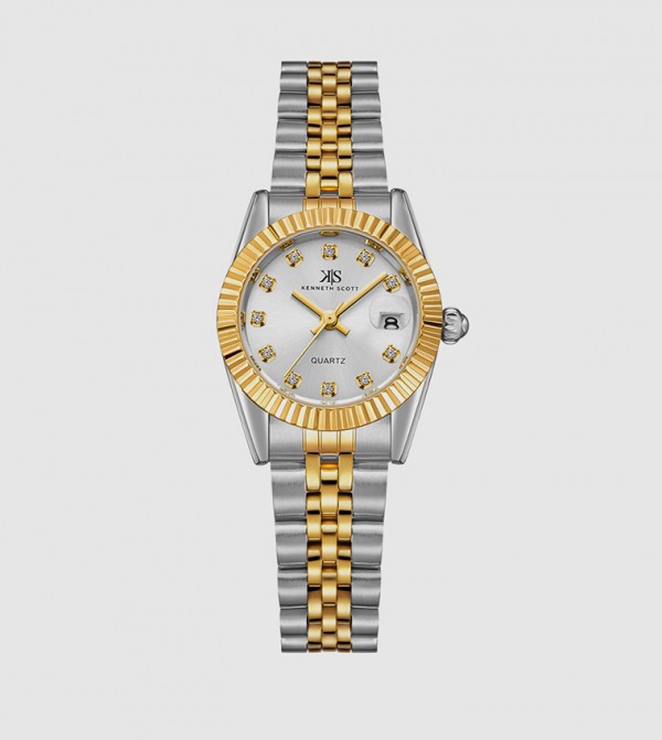 Kenneth Scott  Watches - Gold Analog Watches