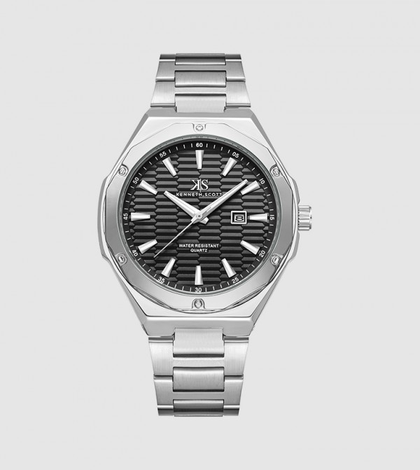 Kenneth Scott  Watches - Silver Analog Watches