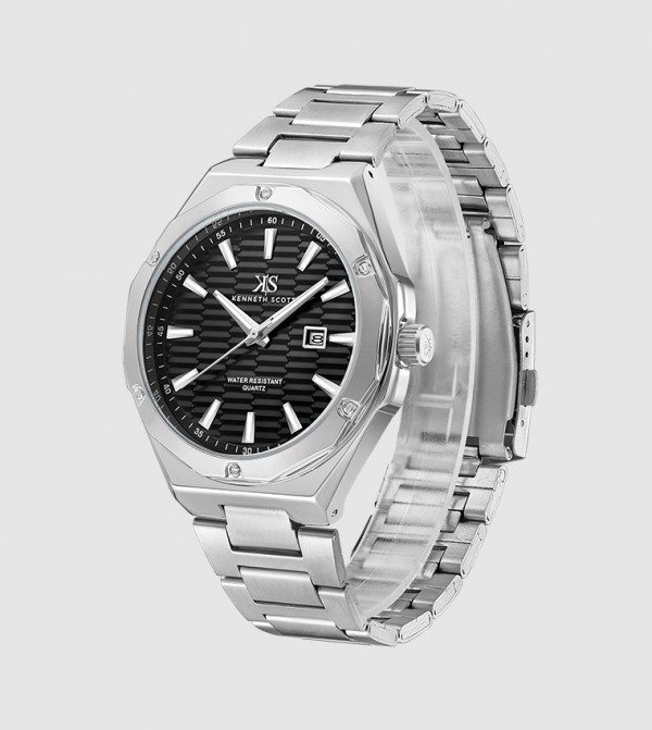 Kenneth Scott  Watches - Silver Analog Watches