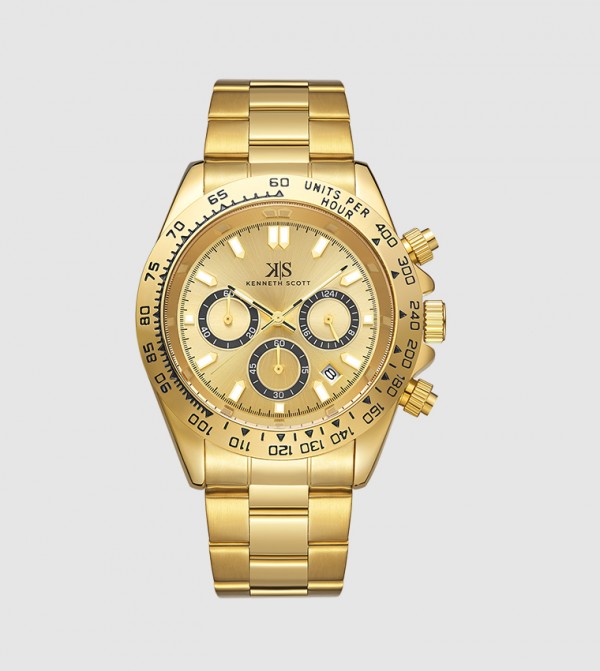 Kenneth Scott Kenneth Scott - CHAMPAGNE Analog Watches