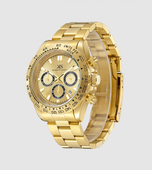 Kenneth Scott Kenneth Scott - CHAMPAGNE Analog Watches