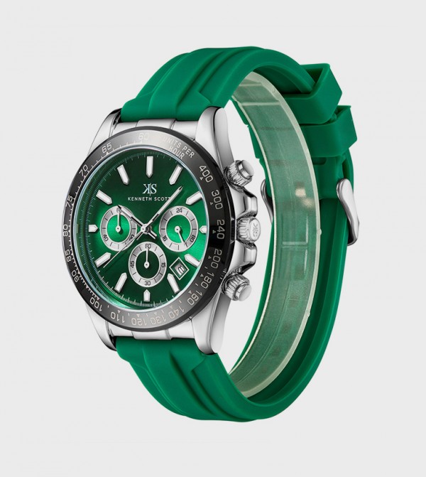 Kenneth Scott  Watches - Dark Green Analog Watches