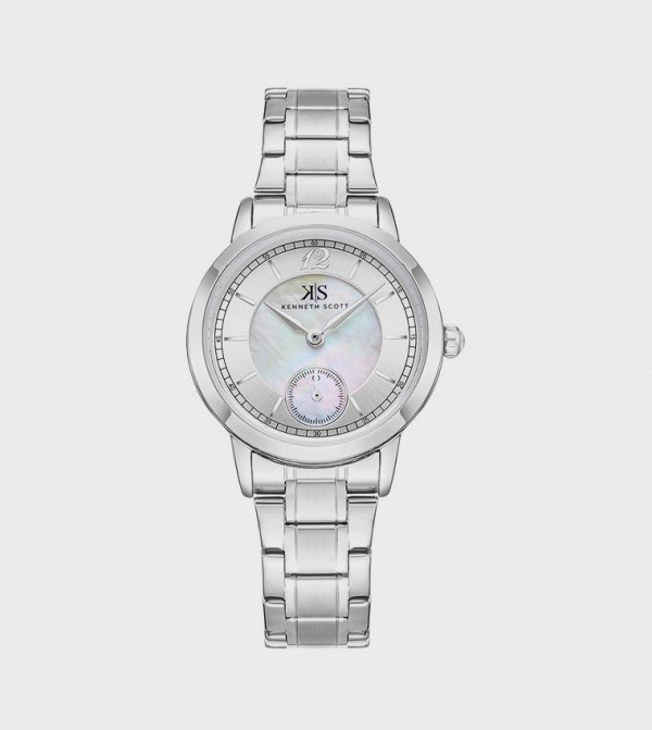 Kenneth Scott  Watches - Silver Analog Watches