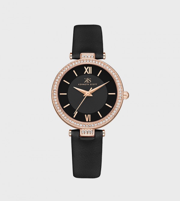 Kenneth Scott  Watches - Black Analog Watches