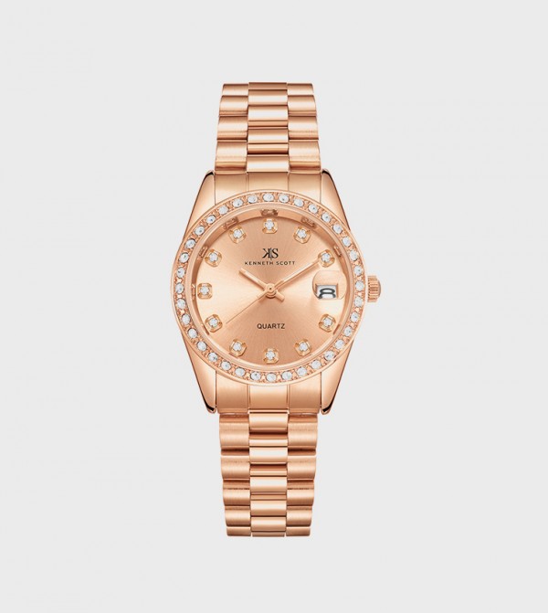Kenneth Scott  Watches - Rose Gold Analog Watches