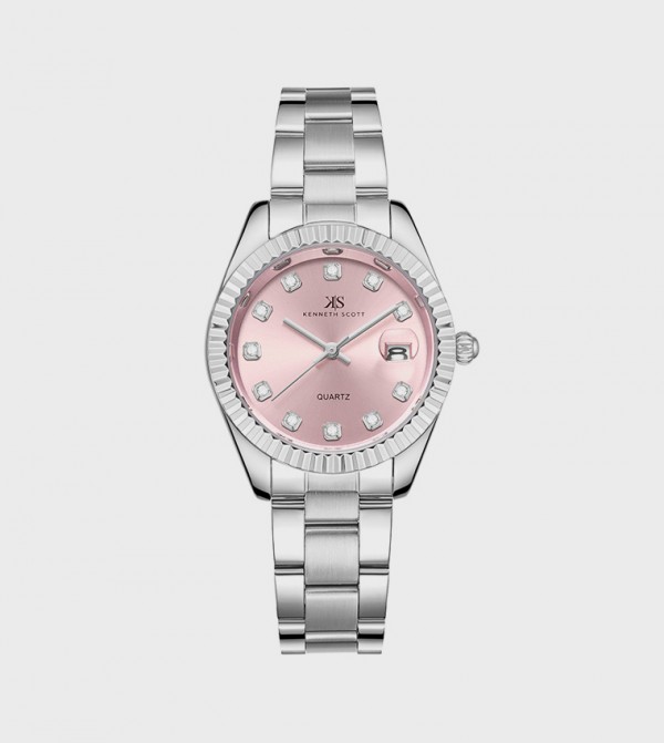 Kenneth Scott Watches - Silver Analog Watches