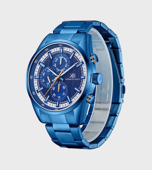 Kenneth Scott  Watches - Blue Analog Watches