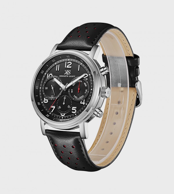 Kenneth Scott Watches - Black Analog Watches