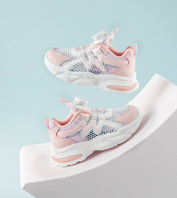 هالو كيتي - وردي أحذية برقبة منخفضة