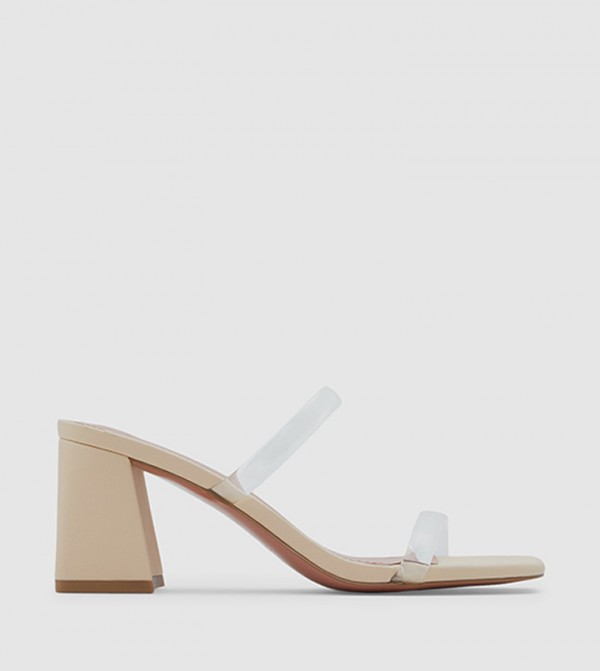 Call it Spring Shoes - Beige Heeled Sandals