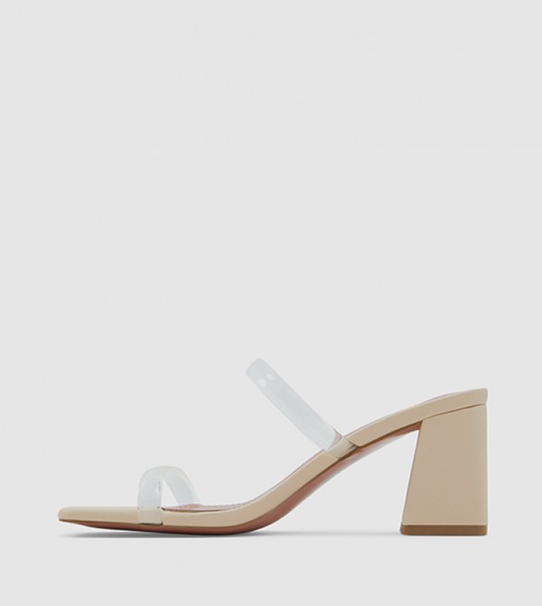 Call it Spring Shoes - Beige Heeled Sandals