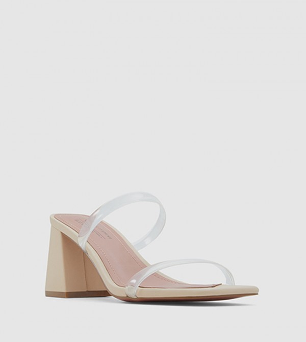 Call it Spring Shoes - Beige Heeled Sandals