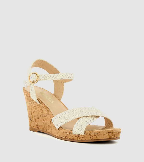 Head Over Heels Head Over Heels - OFF-WHITE Wedge Sandals