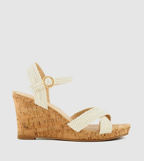 Head Over Heels Head Over Heels - OFF-WHITE Wedge Sandals