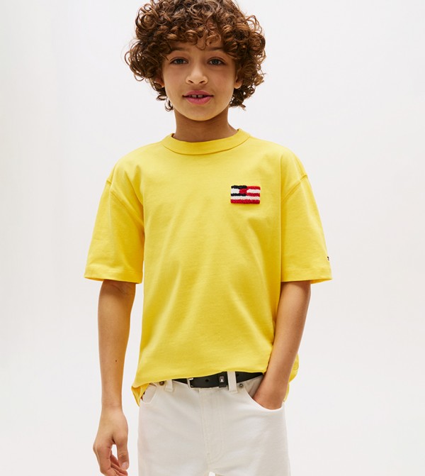 تومي هيلفيغر  ملابس - أصفر T-shirts