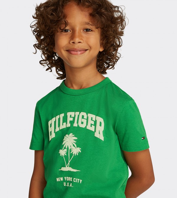 تومي هيلفيغر ملابس - أخضر T-shirts