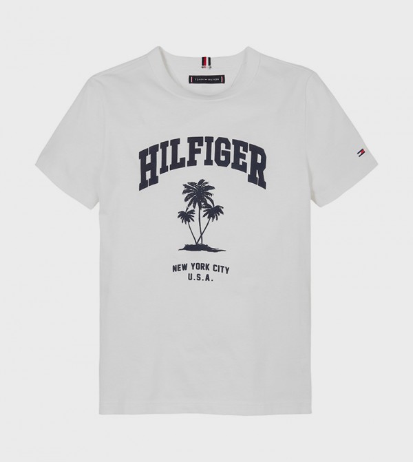 تومي هيلفيغر  - أبيض T-shirts