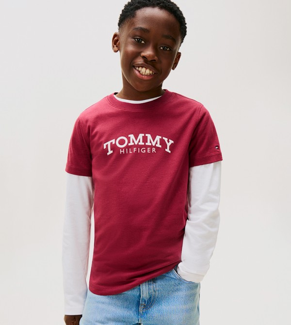 Tommy Hilfiger Tommy Hilfiger - Red T-shirts