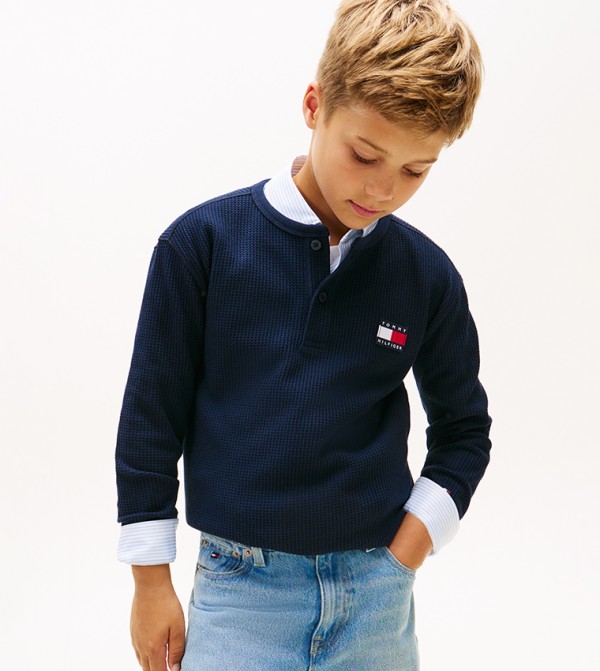 تومي هيلفيغر  توبات   - أزرق بحري داكن T-shirts