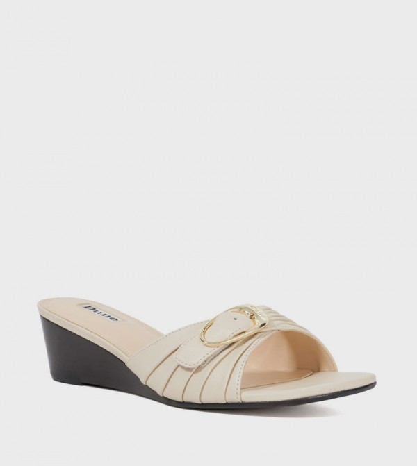 Dune London Shoes - Beige Wedges