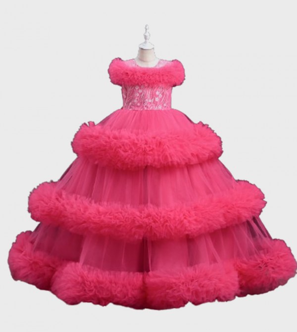 Ddaniela  - Fuchsia Party Dress