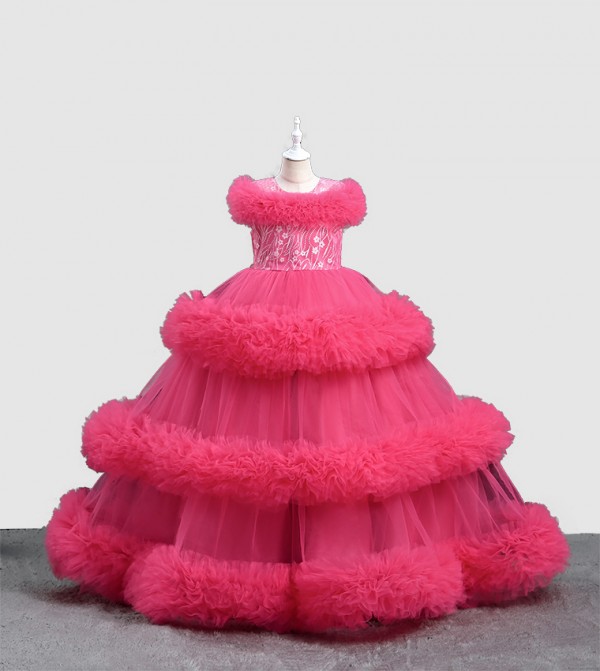 Ddaniela  - Fuchsia Party Dress