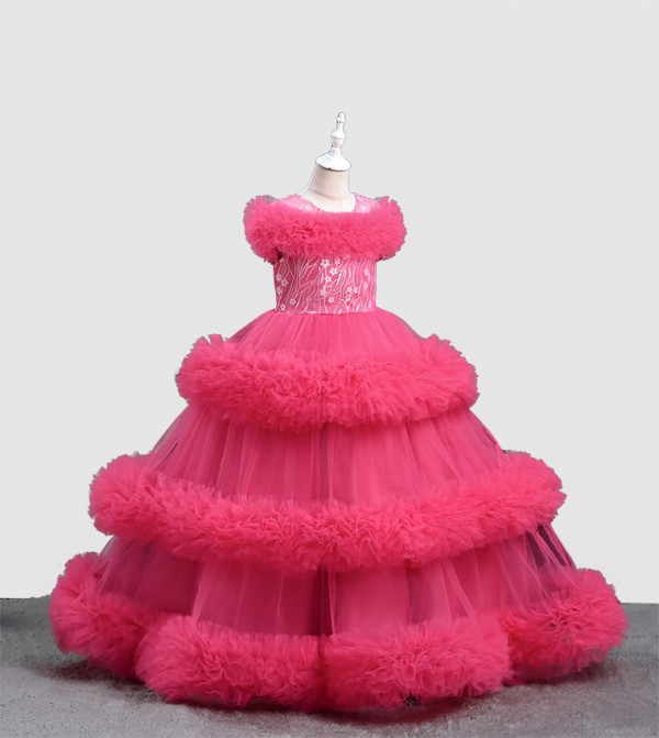 Ddaniela  - Fuchsia Party Dress