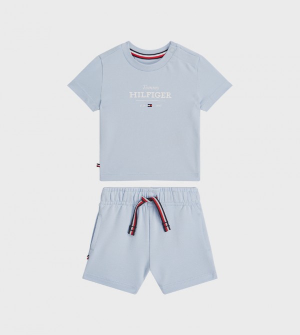 Tommy Hilfiger  Clothing - Blue T-shirts & Bottoms