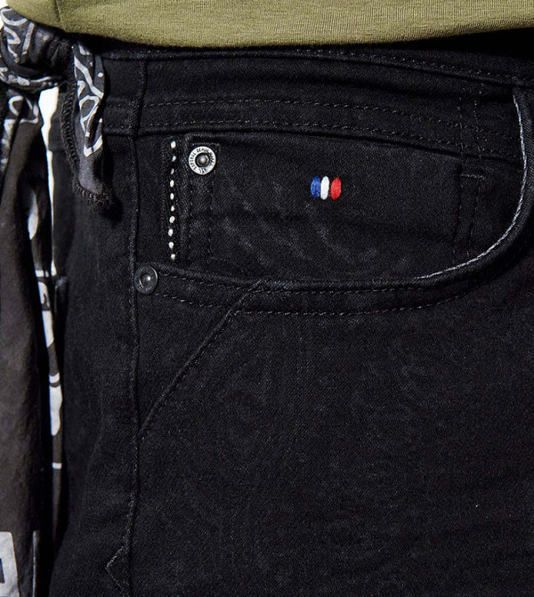 كابورال  - أسود شورت كاجوال