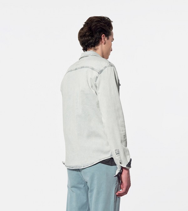 Kaporal  Denim Jackets - Grey Denim Jacket