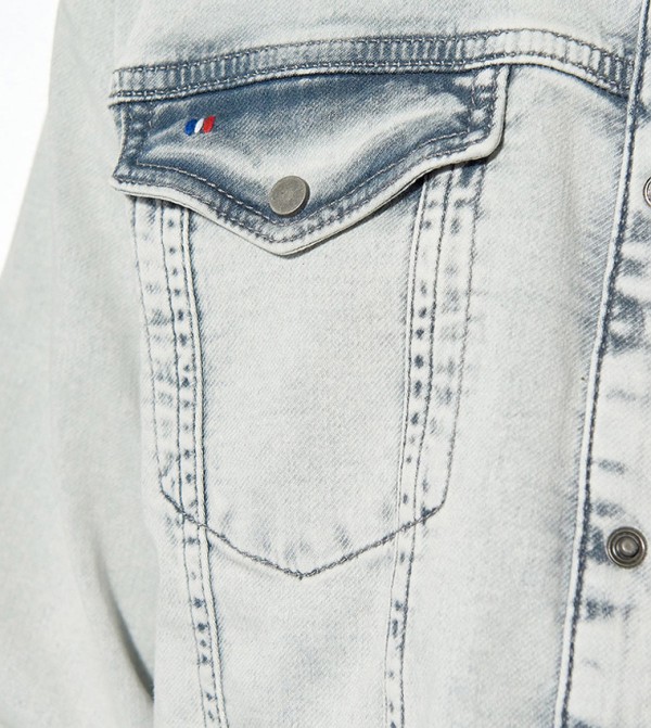 Kaporal  Denim Jackets - Grey Denim Jacket