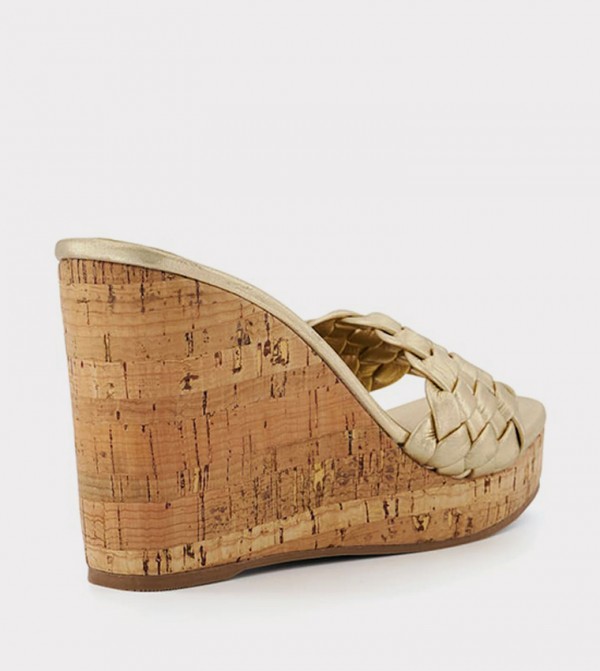 ديون لندن ديون لندن - ذهبي Wedge Sandals