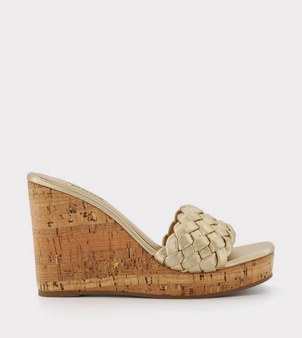 ديون لندن ديون لندن - ذهبي Wedge Sandals