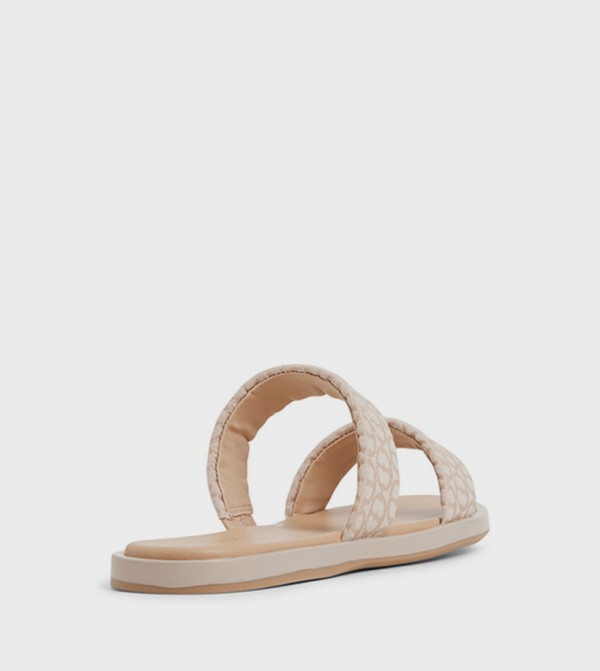Aldo Aldo - Off White Flat Sandals